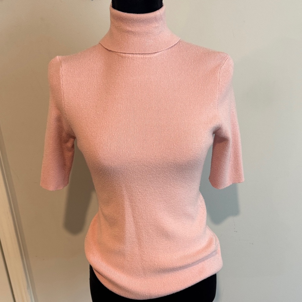 Chadwicks Soft Pink Turtleneck Sweater
